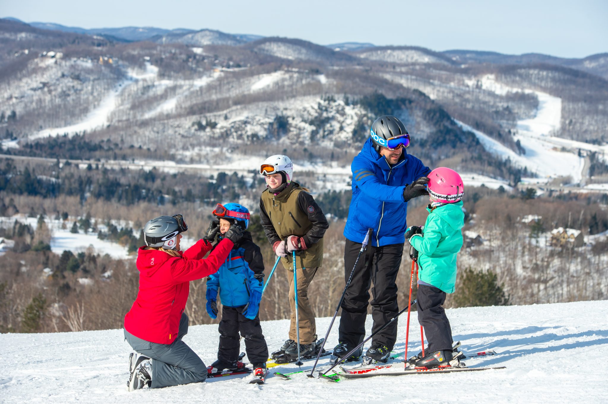 shooting ski famille mont olympia.