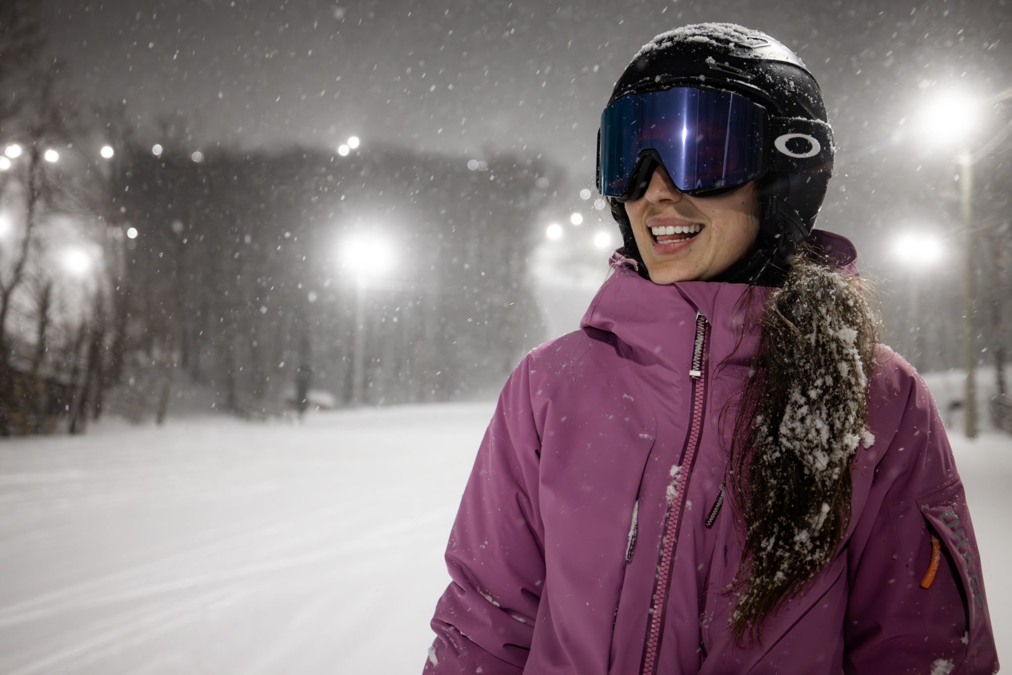 Bromont - Night Snowboard Portrait