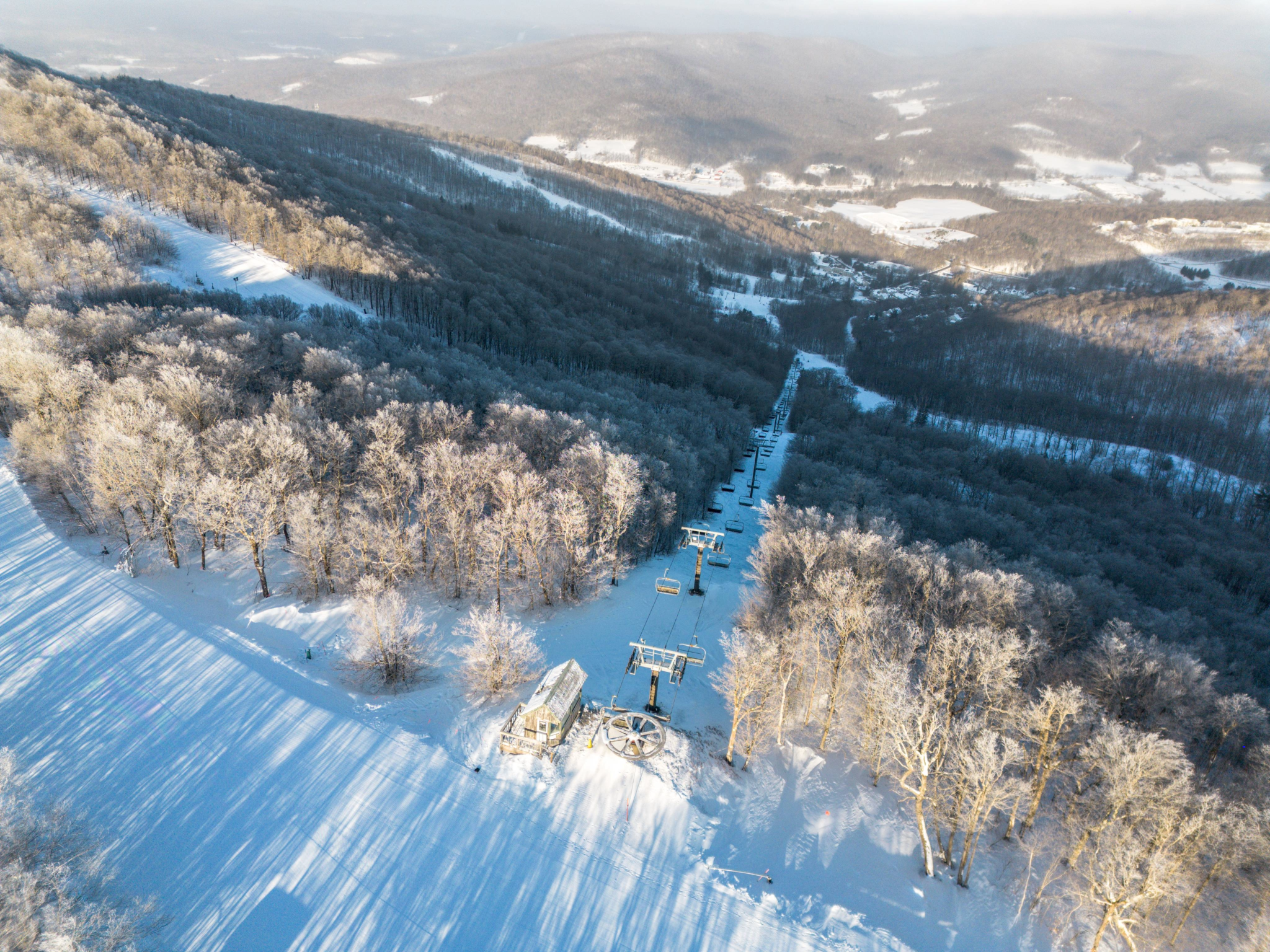 Jiminy Peak - Frosty Trail Aerial
