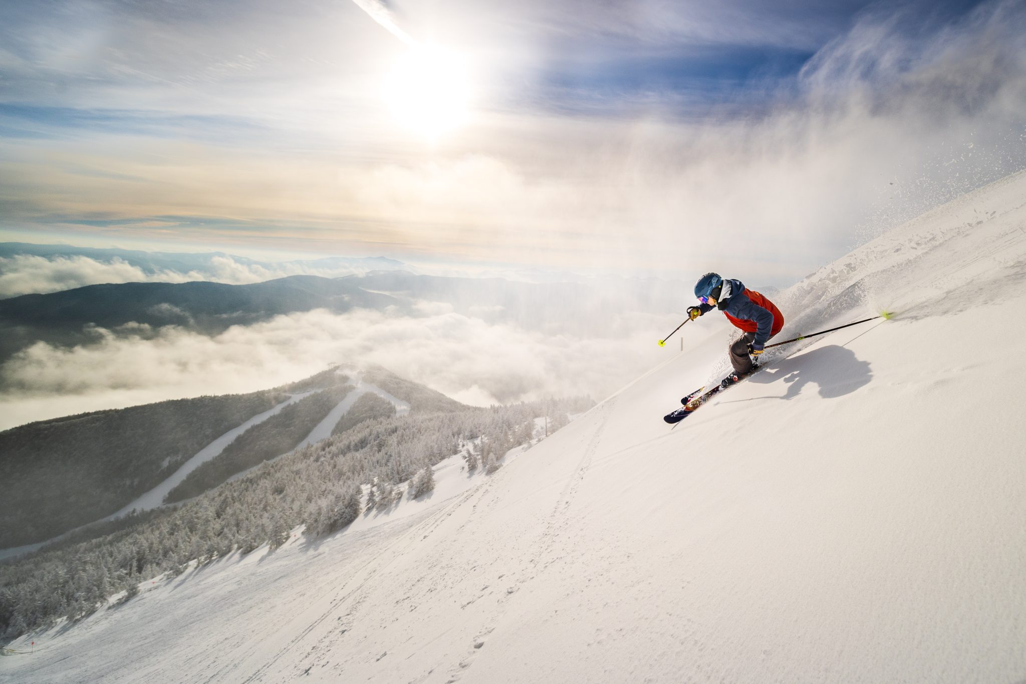Whiteface - Skier Above the Clouds